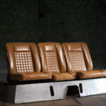 Leather Deluxe Full Front Seat Set - Land Rover Series